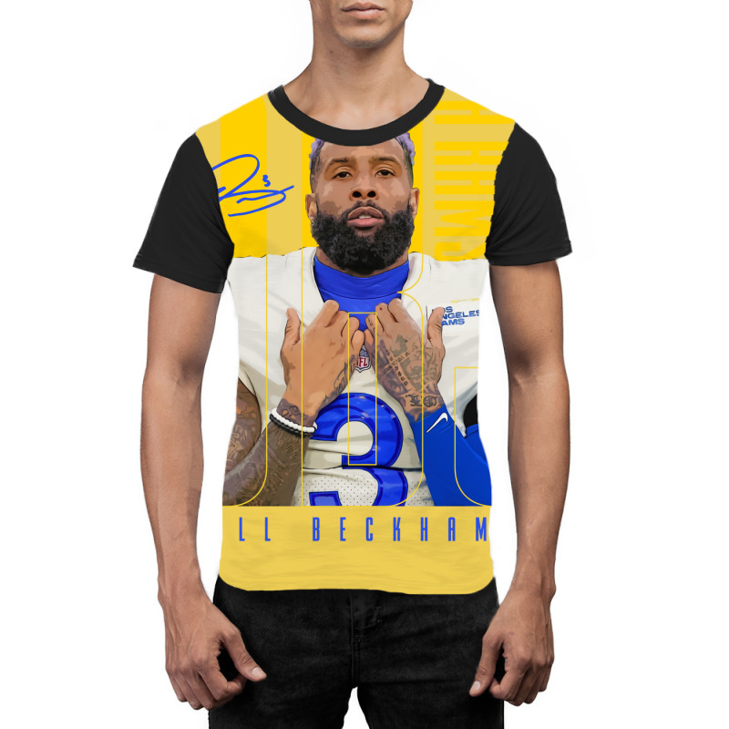 Odell Beckham Vintage Nostalgia  (1) (1) Graphic T-shirt by juancotamh | Artistshot