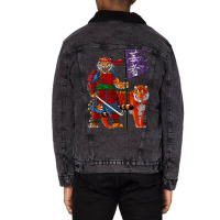 Samurai Tiger Warriors Unisex Sherpa-lined Denim Jacket | Artistshot