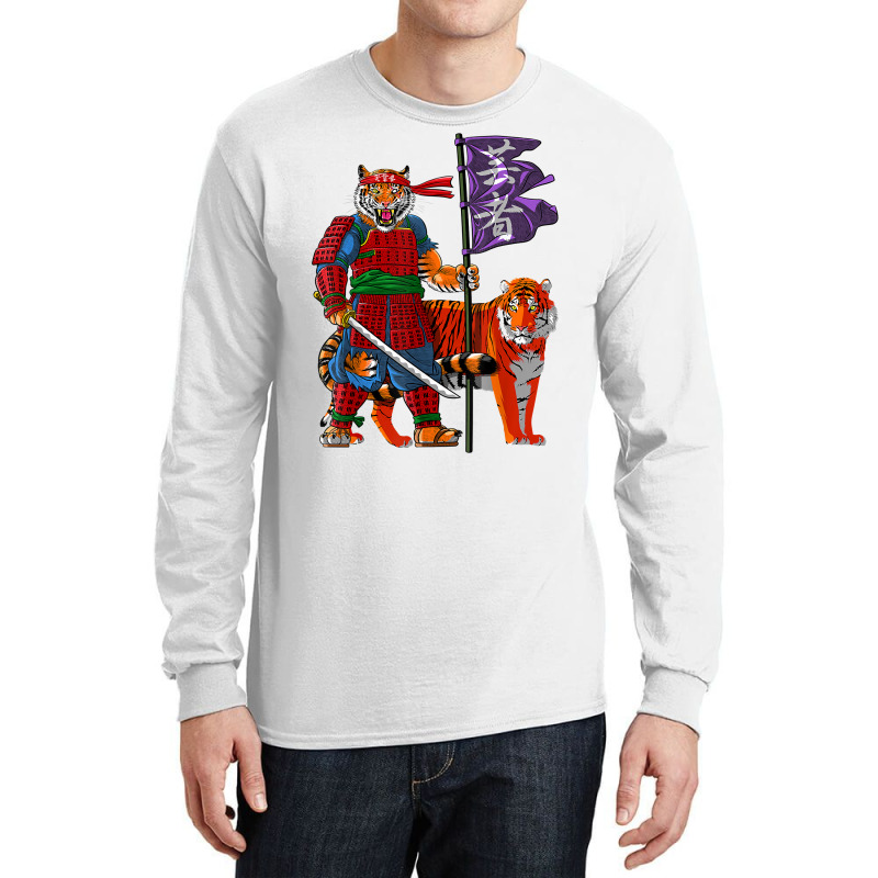 Samurai Tiger Warriors Long Sleeve Shirts by vakkerolbreiq | Artistshot