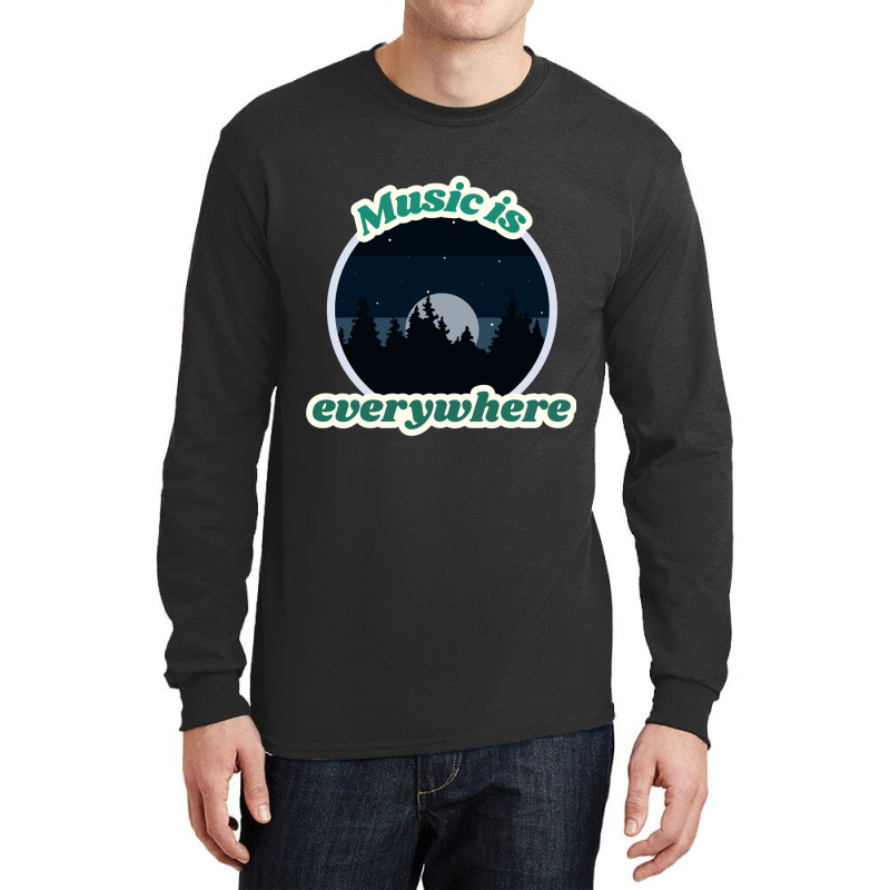 Music Is Everywhere Classic Long Sleeve Shirts by MaryHutchison | Artistshot