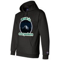 Music Is Everywhere Classic Champion Hoodie | Artistshot