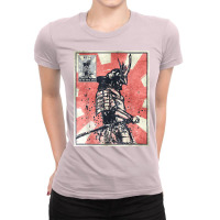 Samurai Warrior Bushido Vintage Retro Japanese Aesthetic Ladies Fitted T-shirt | Artistshot