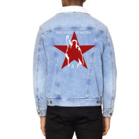 Star Machine Hail On Rage Red  Star Unisex Sherpa-lined Denim Jacket | Artistshot