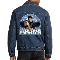 Uncle Rico  Over Them Mountains  Napoleon Gift Vintage Men Denim Jacket | Artistshot