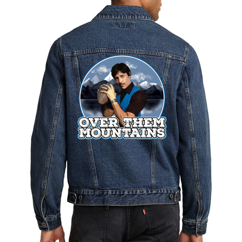 Uncle Rico  Over Them Mountains  Napoleon Gift Vintage Men Denim Jacket | Artistshot