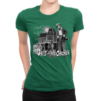 The Ghost And Mr Chicken Music Nostalgia Ladies Fitted T-shirt | Artistshot