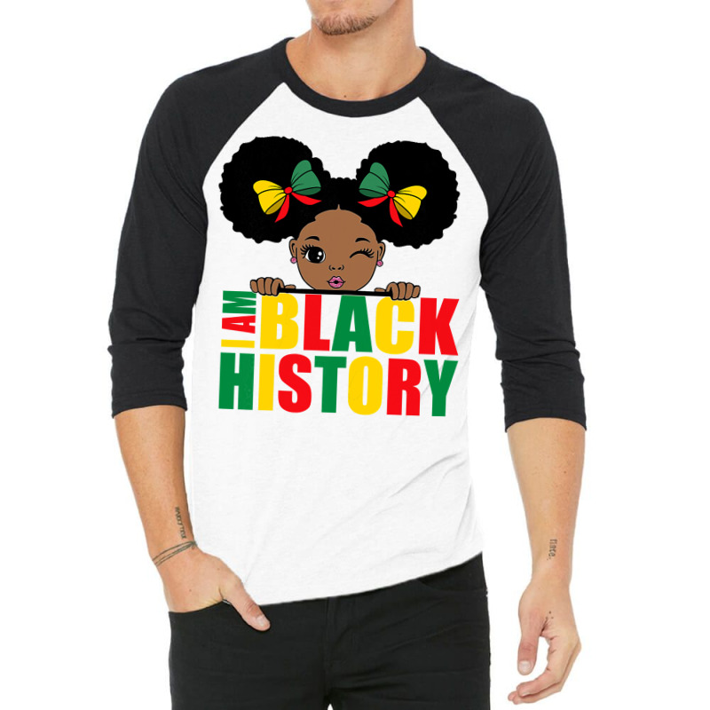 I'm Black History Black History Month Cute Black Kid Toddler T Shirt 3/4 Sleeve Shirt by TeaMenShop | Artistshot