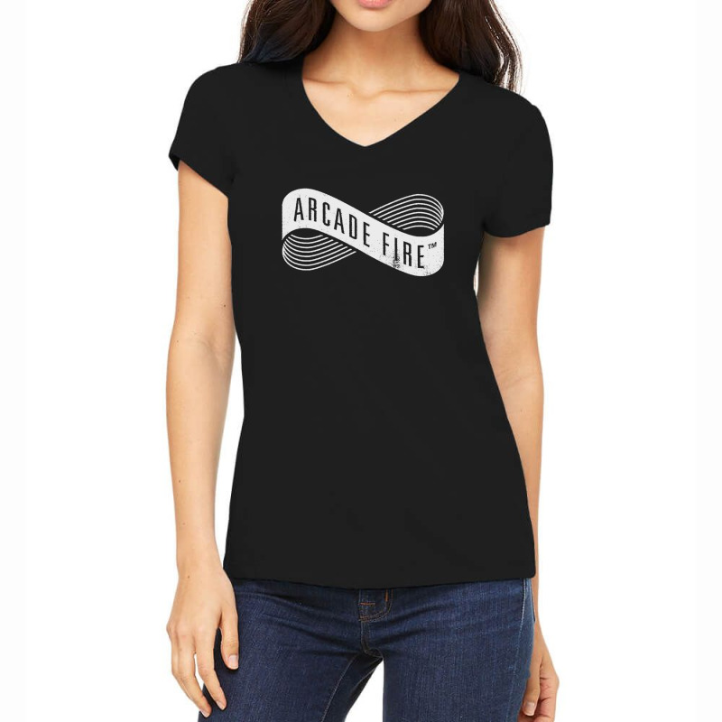 Arcade Fire Women's V-Neck T-Shirt by SusanneRestemayer | Artistshot