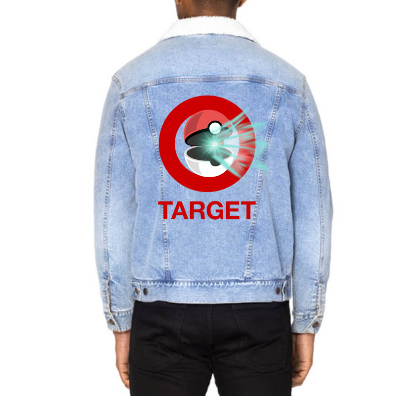 Target Design Product Danger Design Product 1 Unisex Sherpa-lined Denim Jacket | Artistshot