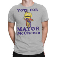 Vote For Mayor Mccheese  Vintage Humor Summer T-shirt | Artistshot