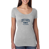 Corte Madera California Ca Vintage Athletic Sports Design Women's Triblend Scoop T-shirt | Artistshot