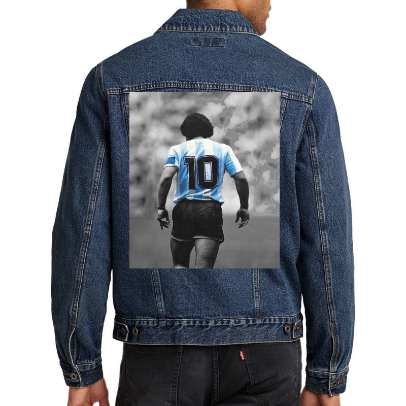 The Eternal Number 10 Men Denim Jacket by anahijacobs | Artistshot