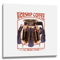 Worship Love Stars Metal Print Square | Artistshot