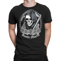 Santa Muerte Female Deity Mexican Satanic Dead Sugar Skull Tank Top T-shirt | Artistshot