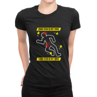 Crime Scene Investigation, Forensic Evidence, Csi Police Ladies Fitted T-shirt | Artistshot