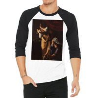 Artemisia Gentileschi   Judith And Her Maidservant With The Head Of Ho 3/4 Sleeve Shirt | Artistshot