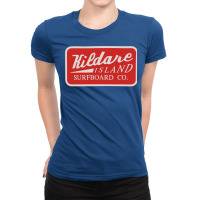 Kildare Island Surf Ladies Fitted T-shirt | Artistshot