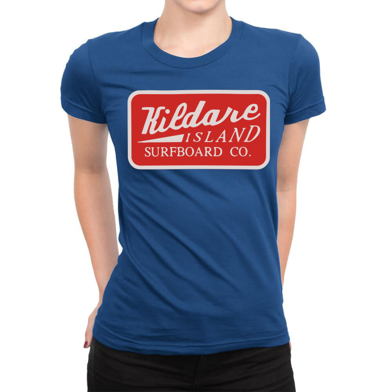 Kildare Island Surf Ladies Fitted T-Shirt by youshatabaank | Artistshot