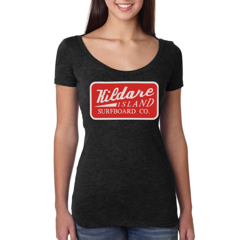 Kildare Island Surf Women's Triblend Scoop T-shirt by youshatabaank | Artistshot