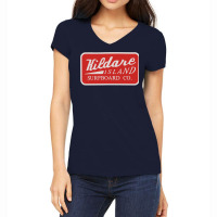 Kildare Island Surf Women's V-neck T-shirt | Artistshot