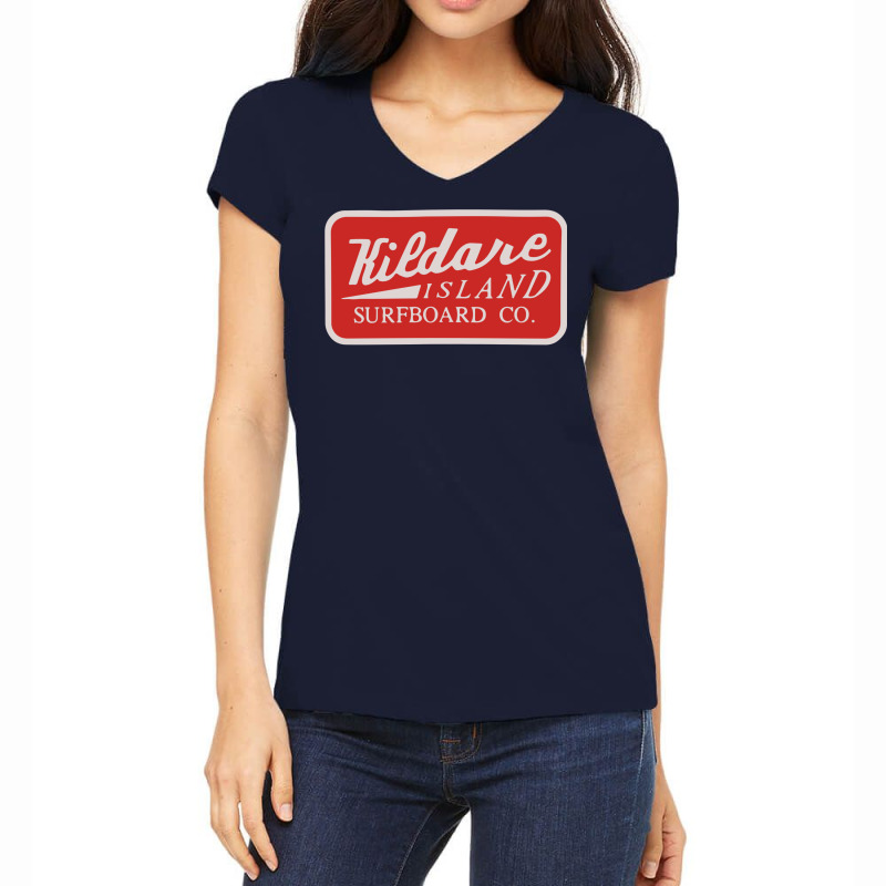 Kildare Island Surf Women's V-Neck T-Shirt by youshatabaank | Artistshot