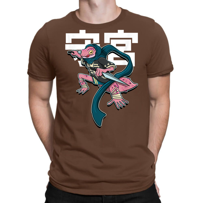 Japanese Art Samurai Vintage Gecko Fighter Retro Design T-shirt | Artistshot