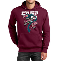 Japanese Art Samurai Vintage Gecko Fighter Retro Design Unisex Hoodie | Artistshot