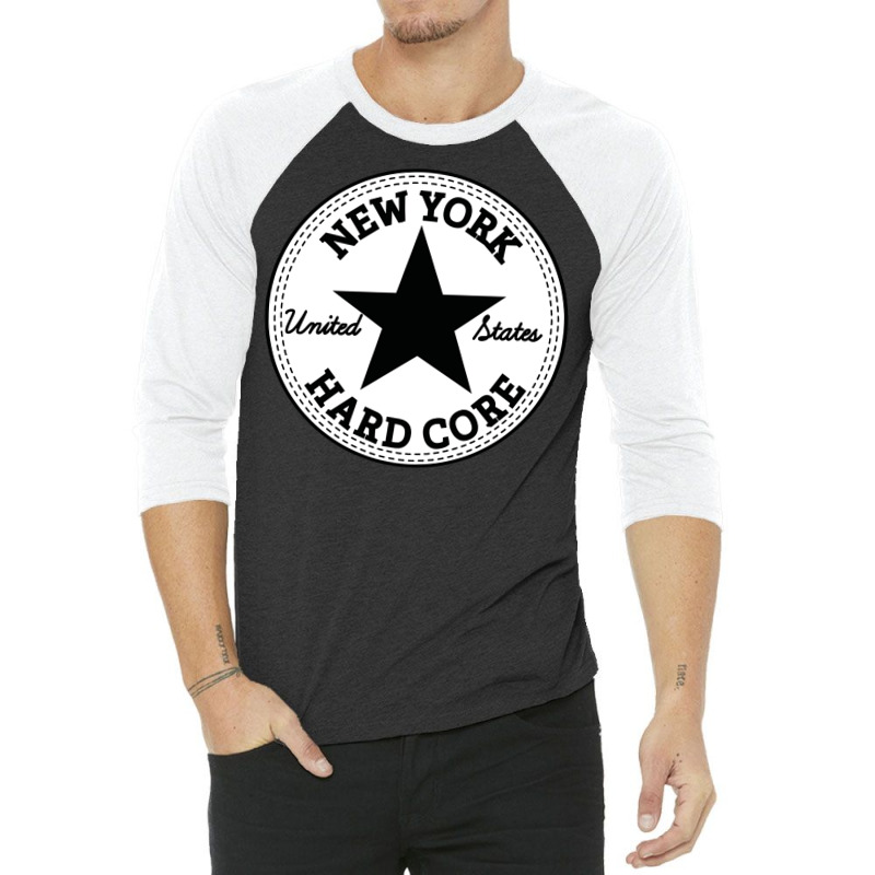 New York Hard Core Nyhc Usa Vegan Straight Edge Underground Pullover H 3/4  Sleeve Shirt. By Artistshot