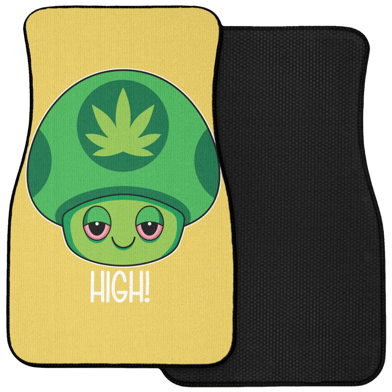 Weed Mushroom Vintage Travel Front Car Mat | Artistshot