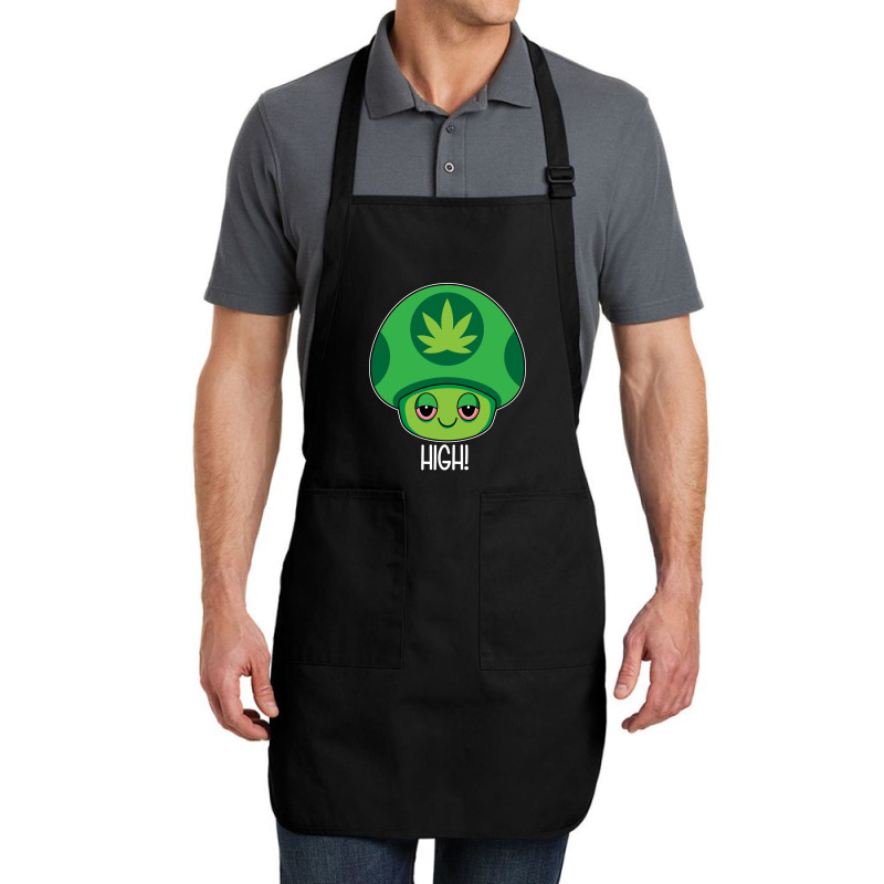 Weed Mushroom Vintage Travel Full-length Apron | Artistshot