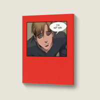 Killing Stalking   Sangwoo I'm Not Gay Portrait Canvas Print | Artistshot