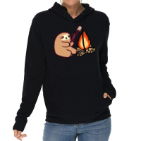 Lovely Campfire Sloth Kids Pullover 70s Lightweight Hoodie | Artistshot