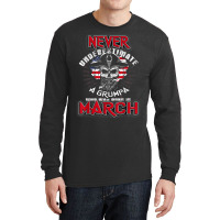 Mens Grumpa Who Was Born In March Tshirt Long Sleeve Shirts | Artistshot