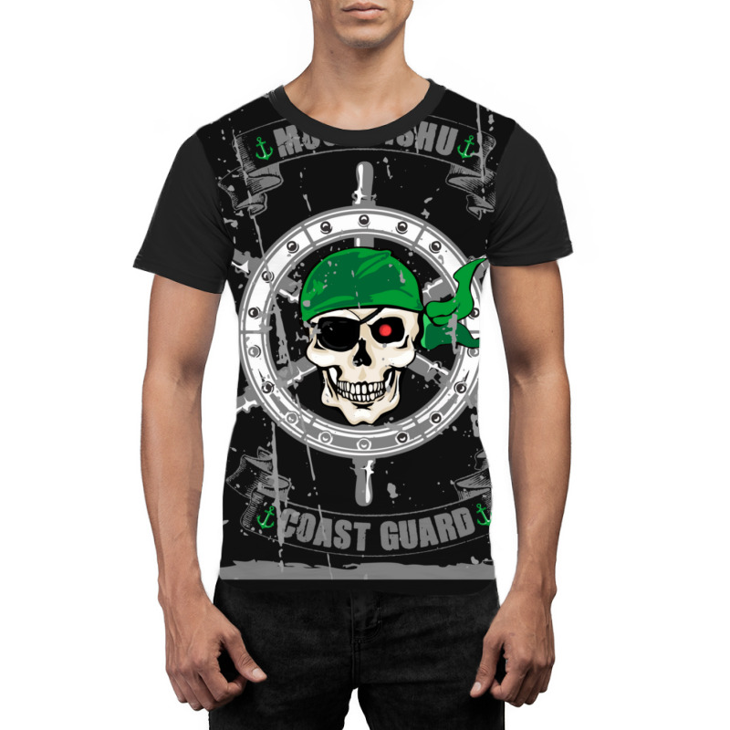 Pirate Mogadishu Coast Guard 1 Graphic T-shirt by ekukaevelsy | Artistshot