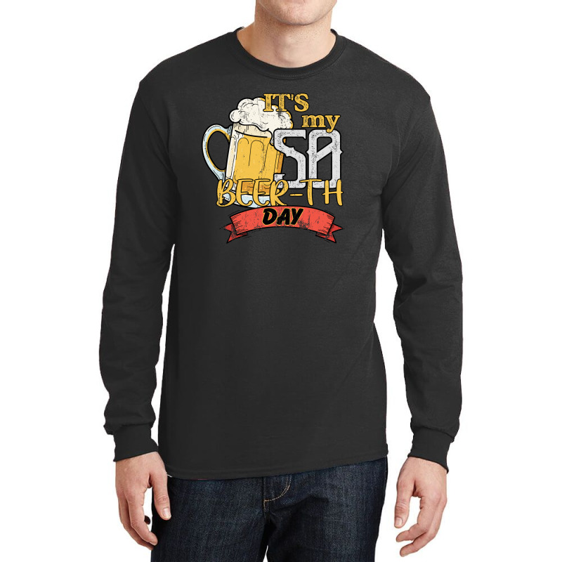 It Is My 50 Beer-th Day Long Sleeve Shirts by autlu2024 | Artistshot