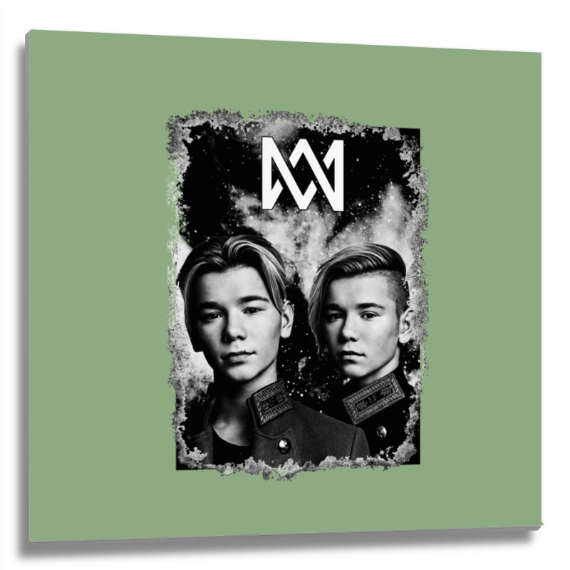 Marcus And Martinus Kids Pullover Love Metal Print Square | Artistshot