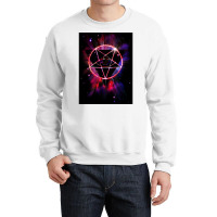 Space Demon 2049   Evil Synthwave Sigil Crewneck Sweatshirt | Artistshot