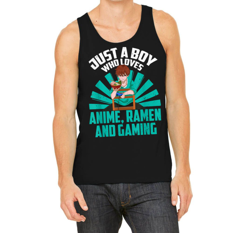 Japanese Ramen Gaming Otaku Kawaii Gamer Boys Kawaii Anime Tank Top | Artistshot