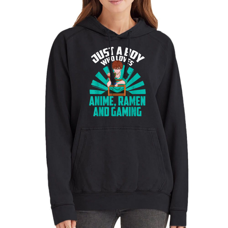 Japanese Ramen Gaming Otaku Kawaii Gamer Boys Kawaii Anime Vintage Hoodie | Artistshot