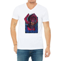 Space Robot Galactus Cartoon Fanart V-neck Tee | Artistshot