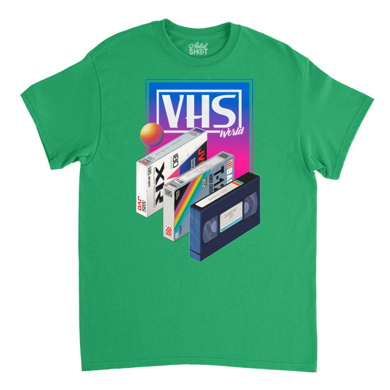 Vhs World Classic T-shirt | Artistshot