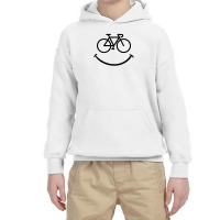 Bike Smile For Light Youth Hoodie | Artistshot