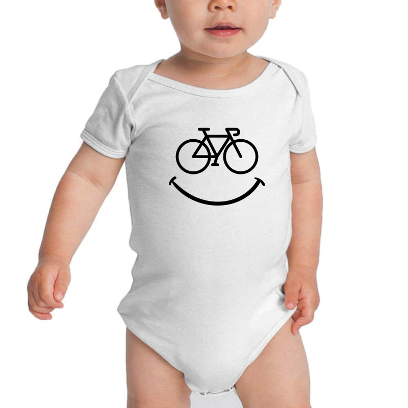 Bike Smile For Light Baby Bodysuit by autlu2024 | Artistshot