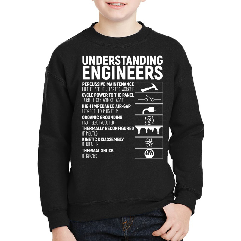 Understanding Engineers Active Youth Sweatshirt by SamAlexanderMcnutt | Artistshot