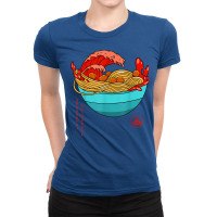 Spaghetti Bolognese   Italian Noodles   Japanese Ramen Style Ladies Fitted T-shirt | Artistshot