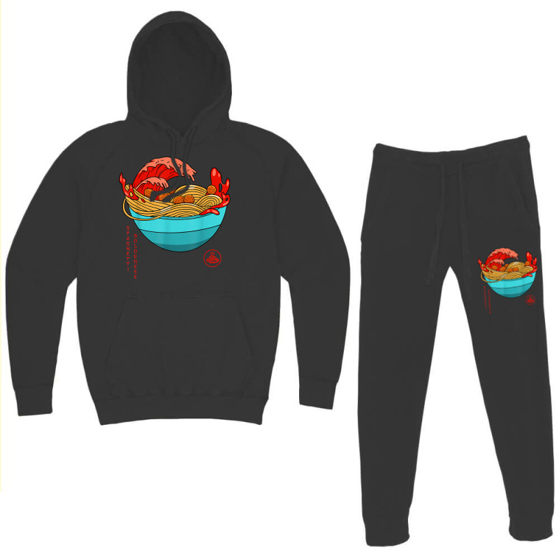 Spaghetti Bolognese   Italian Noodles   Japanese Ramen Style Hoodie & Jogger Set | Artistshot