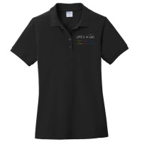 Life Is A Volatile Gas Ladies Polo Shirt | Artistshot