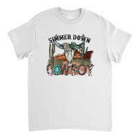 Western Country Cowgirl Simmer Down Cowboy Rodeo Horse Girl Classic T-shirt | Artistshot