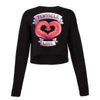 We Love Tentacles   Pink Cropped Sweater | Artistshot