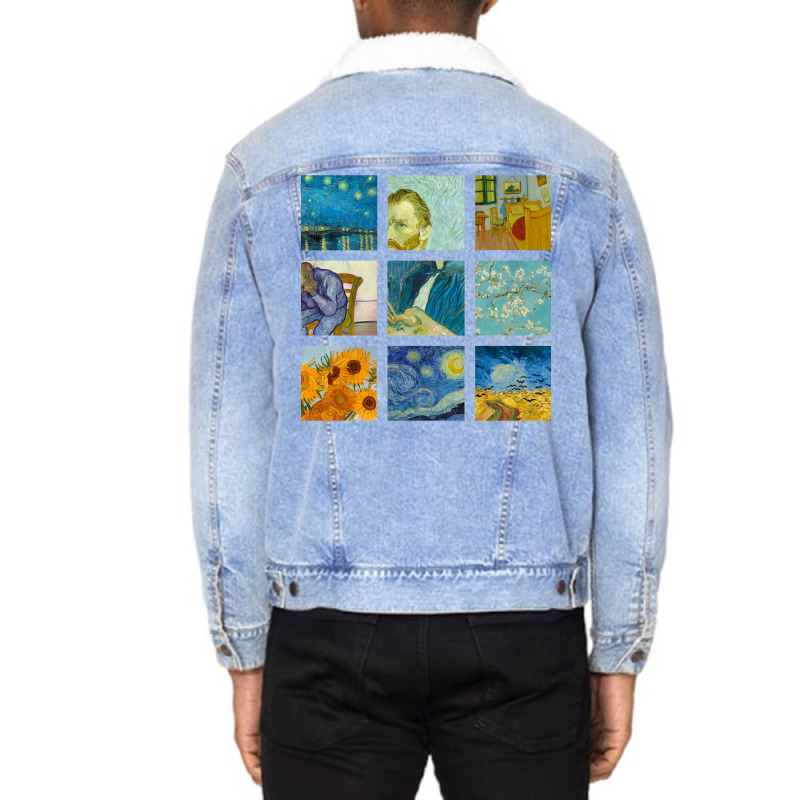 Vincent Van Gogh Unisex Sherpa-lined Denim Jacket | Artistshot